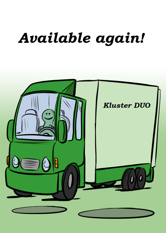 KLUSTER DUO IS AVAILABLE AGAIN