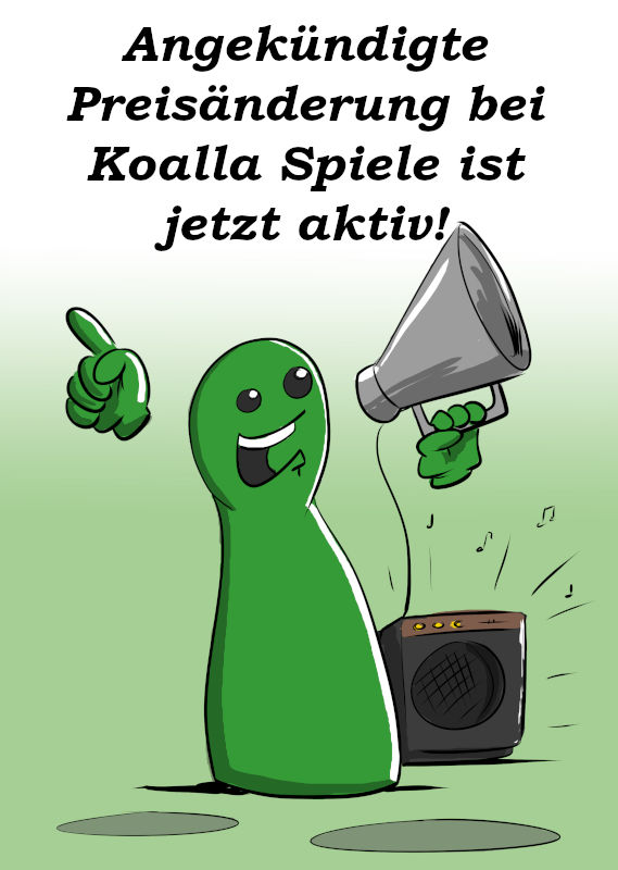 PREISÄNDERUNG BEI KOALLA SPIELE SIND JETZT AKTIV