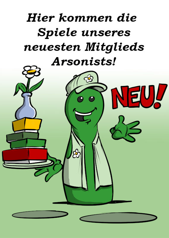 NEUE SPIELE VON ARSONISTS VERLAG IM SORTIMENT