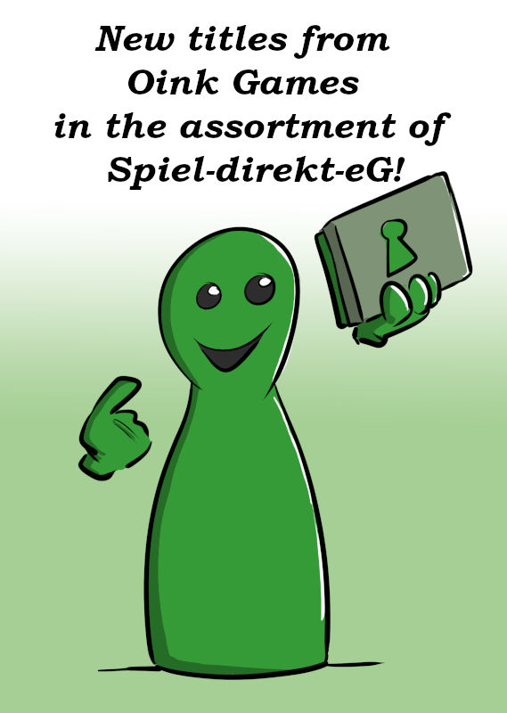 NEW GAMES FROM OINK GAMES IN THE ASSORTMENT