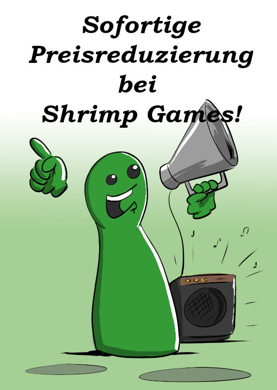SOFORTIGE PREISÄNDERUNG BEI SHRIMP GAMES