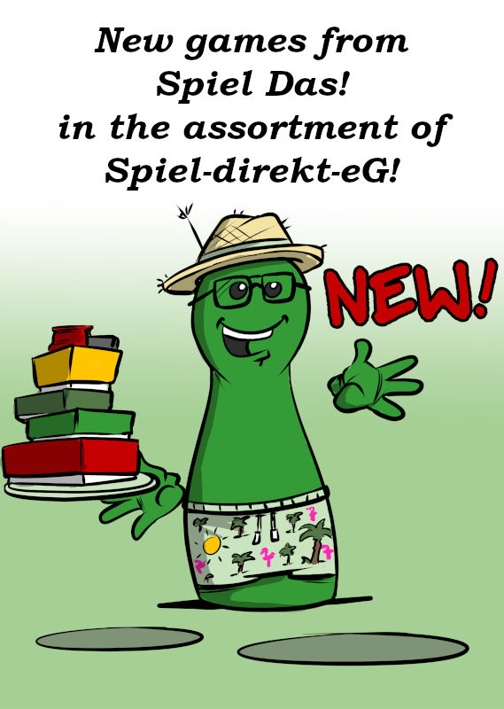 NEW TITLES FROM SPIEL DAS! IN THE ASSORTMENT