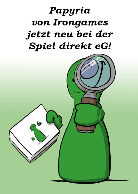 PAPYRIA VON IRONGAMES NEU IM SORTIMENT DER SPIEL-DIREKT-EG