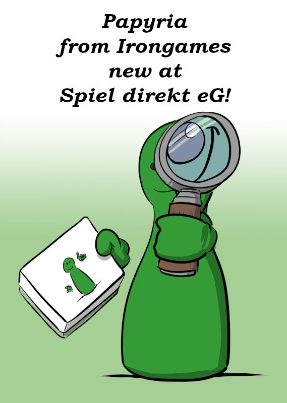 PAPYRIA FROM IRONGAMES NEW IN THE SPIEL-DIREKT-EG RANGE