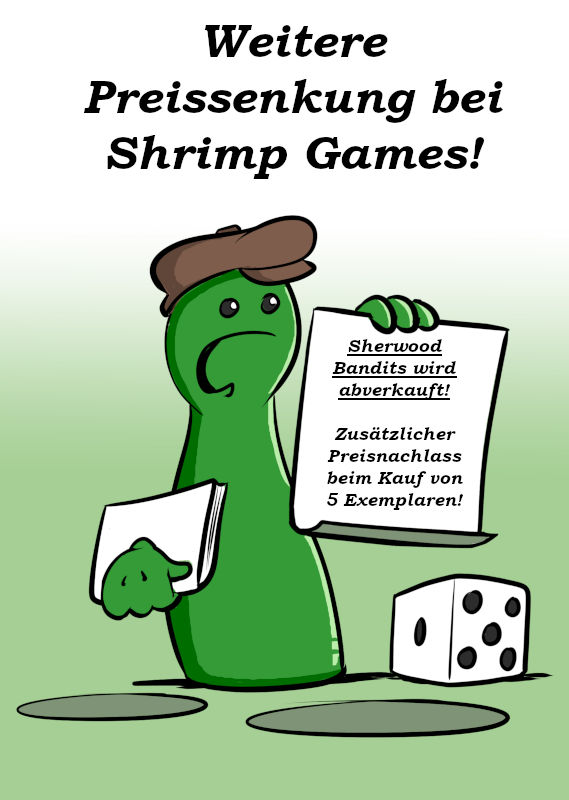 WEITERE PREISSENKUNG BEI SHRIMP GAMES