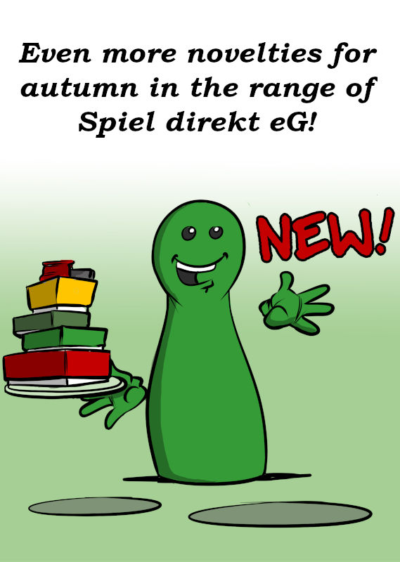 EVEN MORE AUTUMN NEW PRODUCTS IN THE SPIEL-DIREKT-EG RANGE