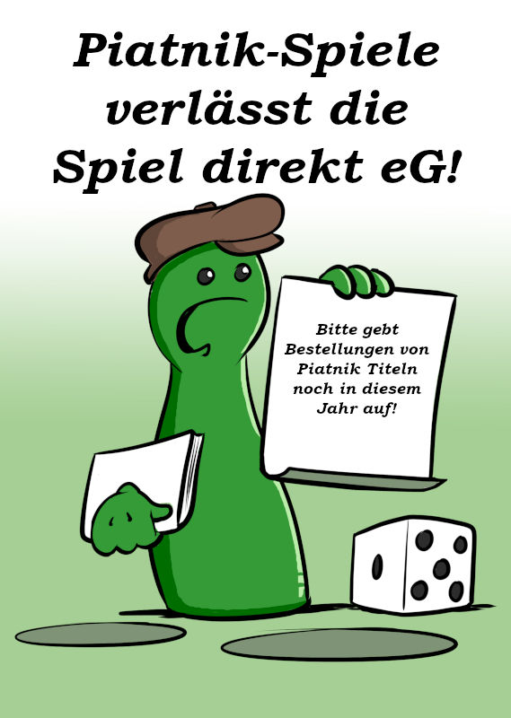 PIATNIK NICHT MEHR MITGLIED DER SPIEL DIREKT EG