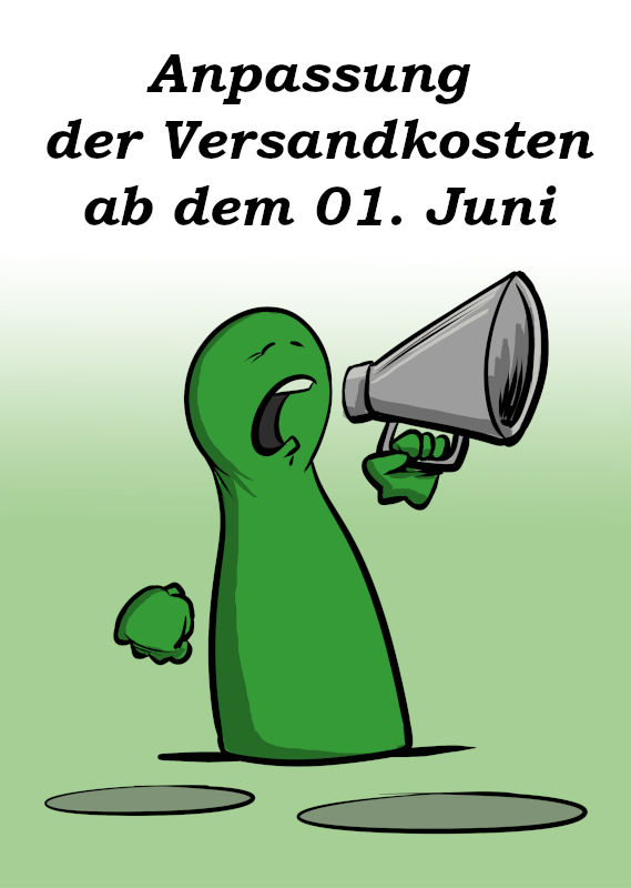 ANPASSUNG DER VERSANDKOSTEN