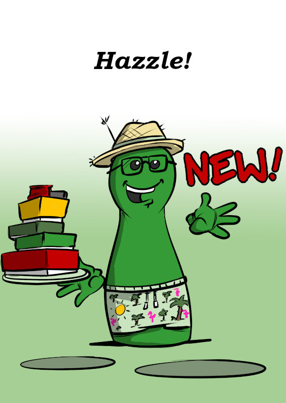 HAZZLE! IS NEW AND DIRECTLY AVAILABLE