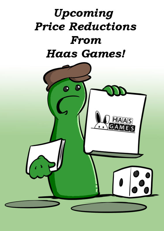 UPCOMING PRICE REDUCTION FOR FOOD FACTS AND GENIES FROM HAAS GAMES