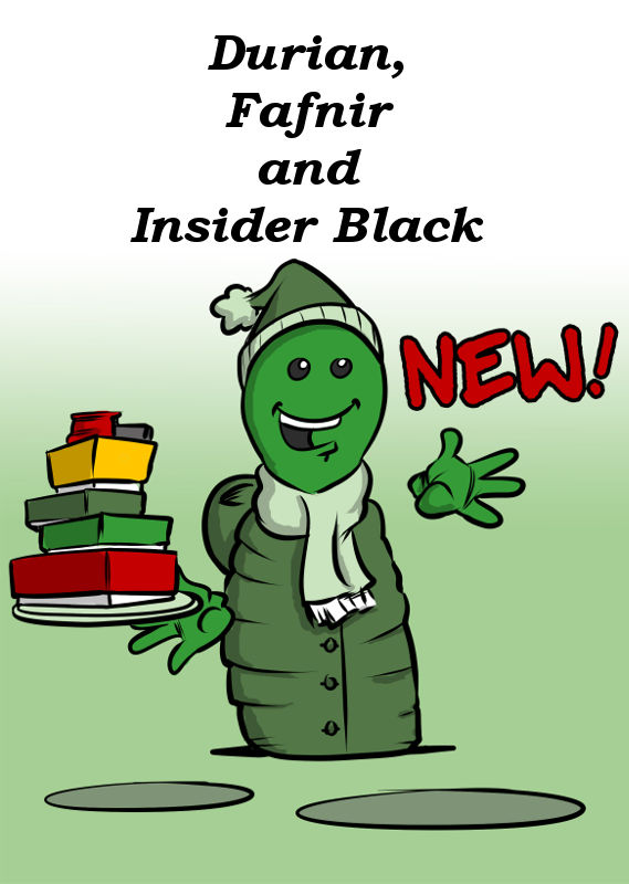 DURIAN, FAFNIR AND INSIDER BLACK NEW FROM OINK GAMES