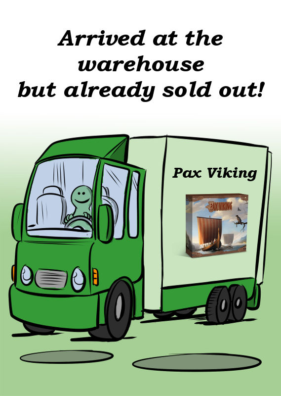 PAX VIKING ARRIVED AT THE WAREHOUSE AND IS ALREADY SOLD OUT
