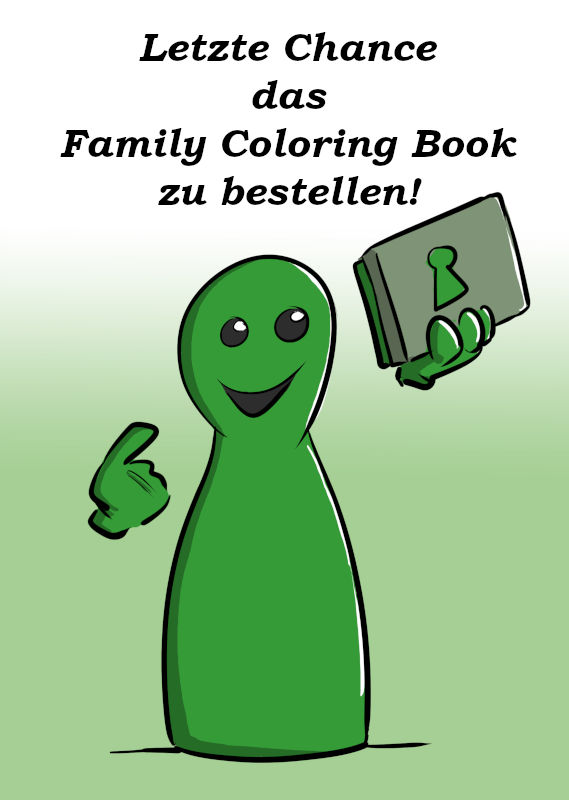 LETZTE CHANCE DAS FAMILY COLORING BOOK ZU BESTELLEN
